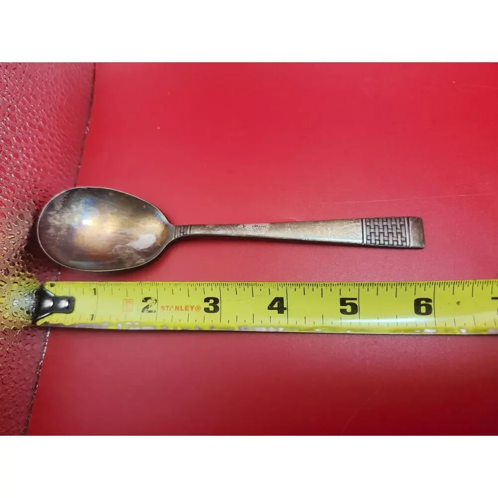 National Silver Co Calvalcade Sugar Spoon Silverplate 6